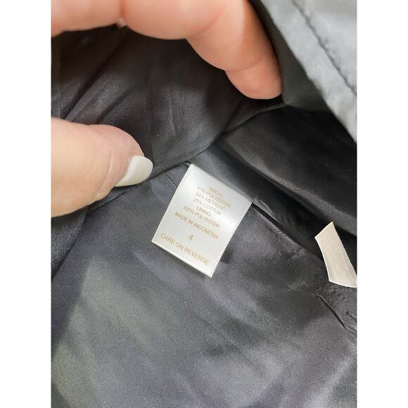 Eva Mendes Womens Black Fit Flare Dress Sleeveless Size 4 - Picture 6 of 12